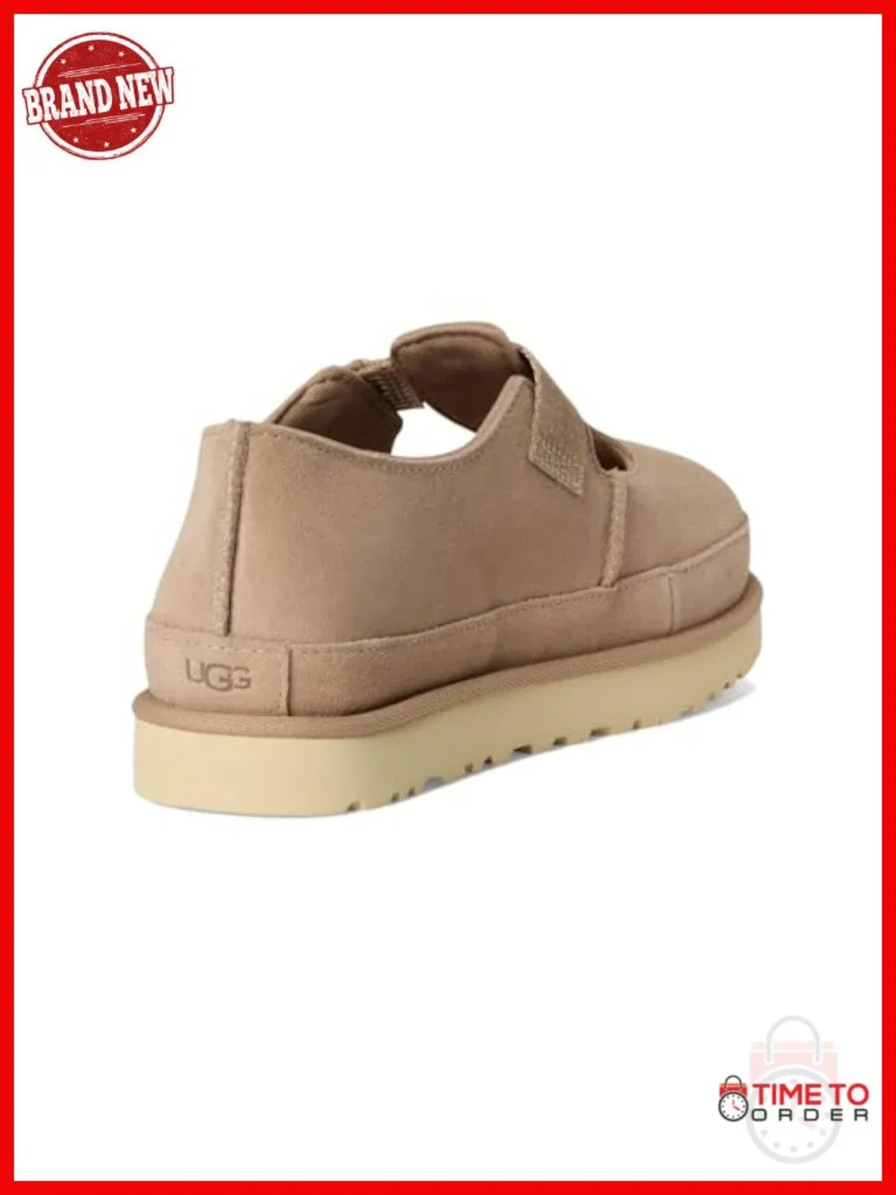 Mary Jane Flat with Adjustable Hook-and-Loop Closure